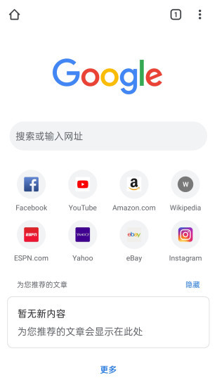 谷歌浏览器手机版截图3